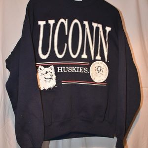 UCONN HUSKIES VINTAGE CREWNECK